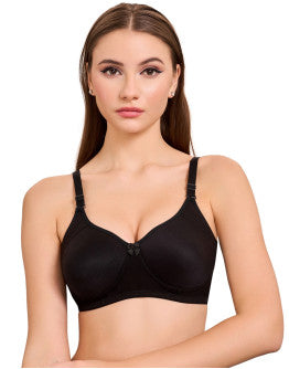 Side Panel Support Full Figure Everyday Corporate Bra-Cotbee-White
