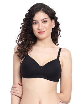 Seamless Padded Back Transparent Bra-Crazybee-Nude